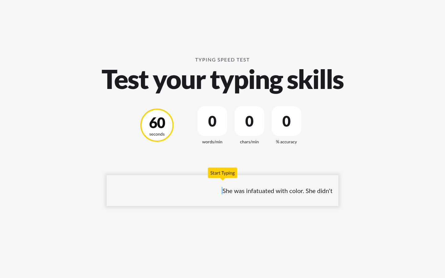 Typing Speed Test preview